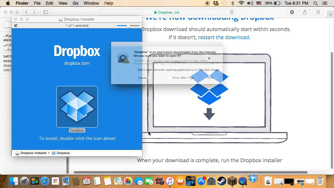 how to remove dropbox for mac
